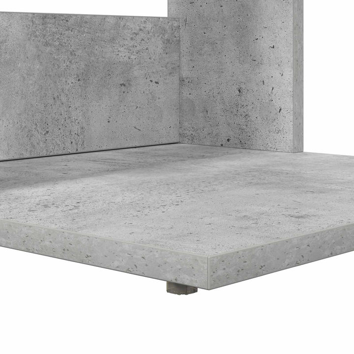 Sidebord Beton Grå 40 x 38 x 62,5 cm Konstrueret træ