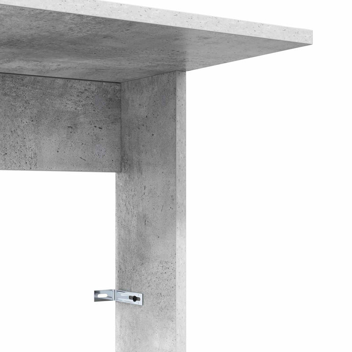Sidebord Beton Grå 40 x 38 x 62,5 cm Konstrueret træ