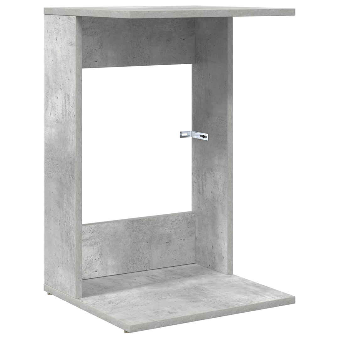 Sidebord Beton Grå 40 x 38 x 62,5 cm Konstrueret træ
