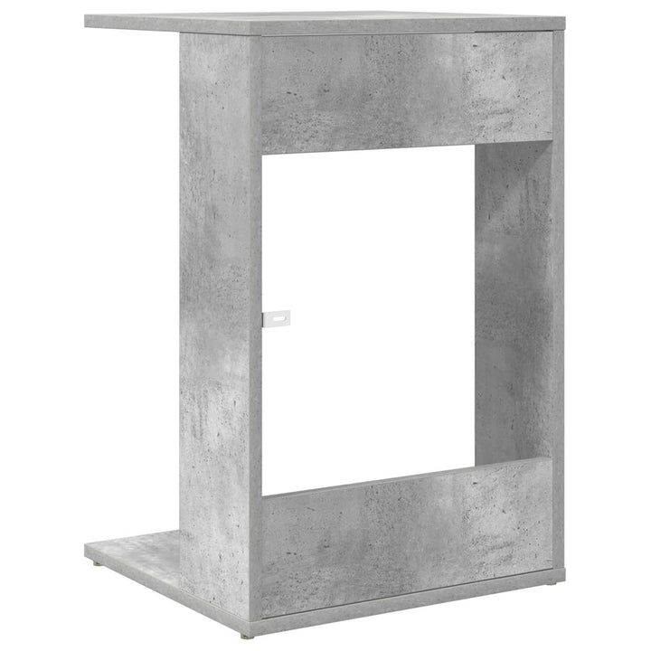 Sidebord Beton Grå 40 x 38 x 62,5 cm Konstrueret træ