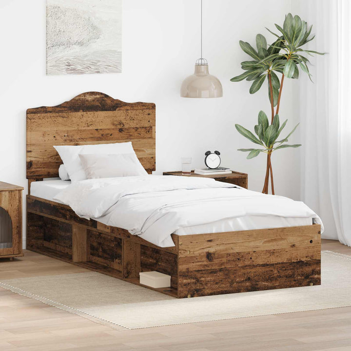 Sengestel Gammelt træ 100 x 200 cm Massiv fyrretræ