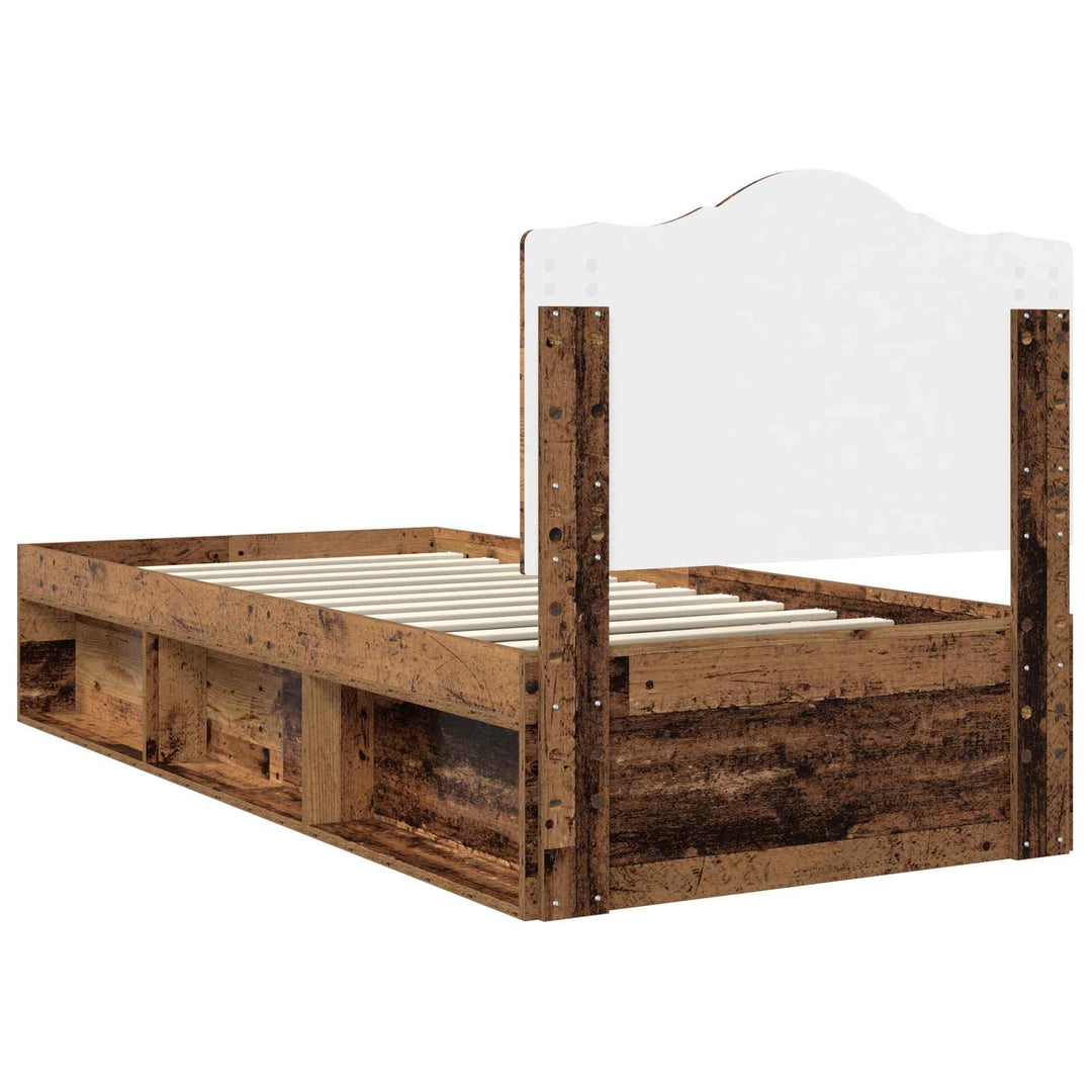 Sengestel Gammelt træ 100 x 200 cm Massiv fyrretræ