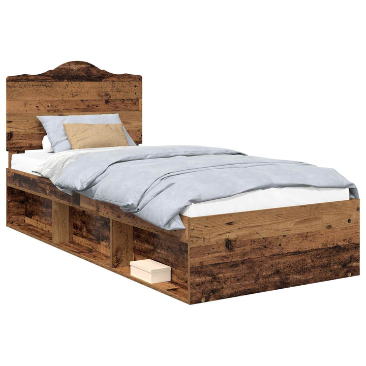 Sengestel Gammelt træ 90 x 200 cm Massiv fyrretræ