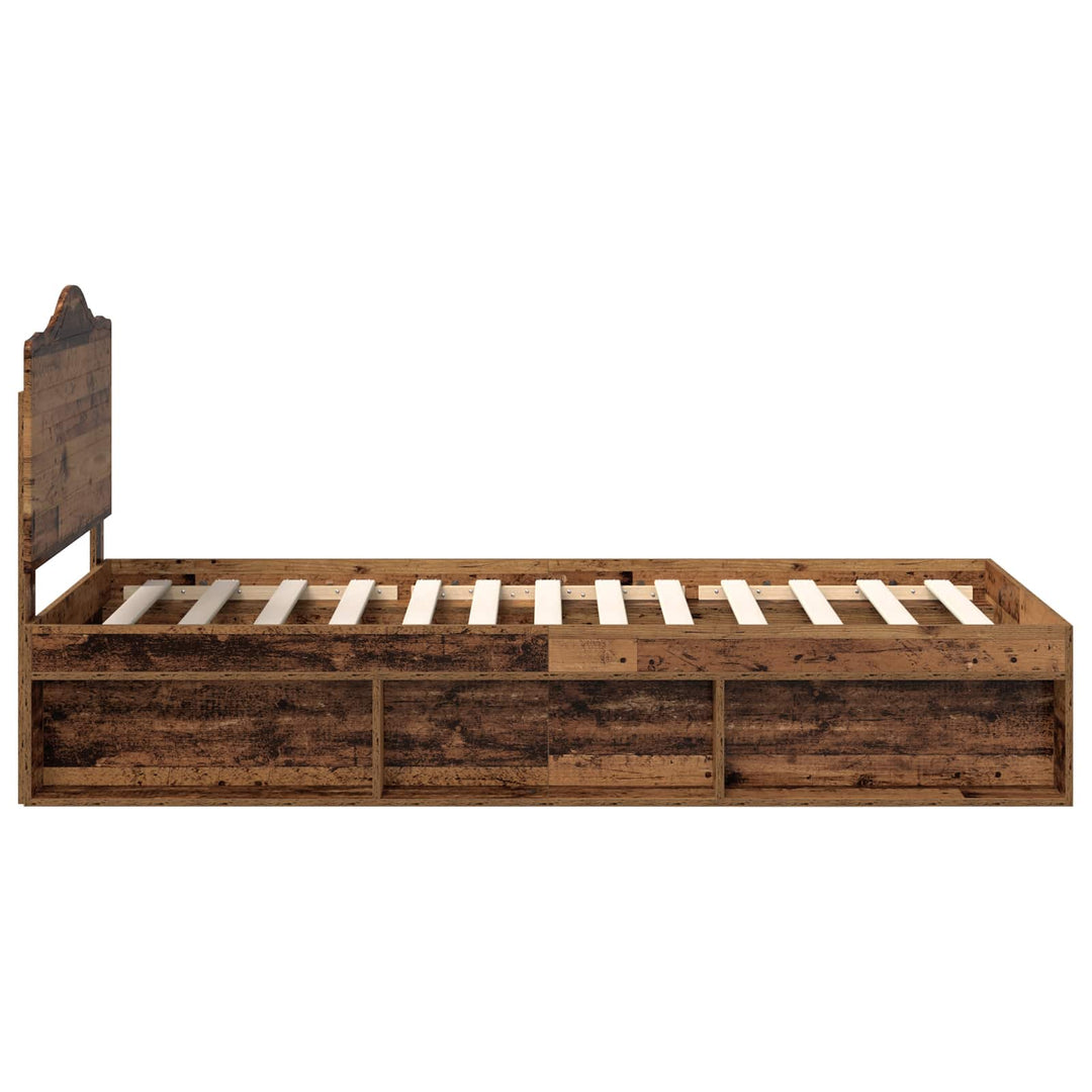 Sengestel Gammelt træ 90 x 200 cm Massiv fyrretræ