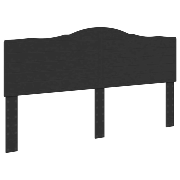 Sengestel med skuffe Sort 200 x 200 cm Ingeniørtræ