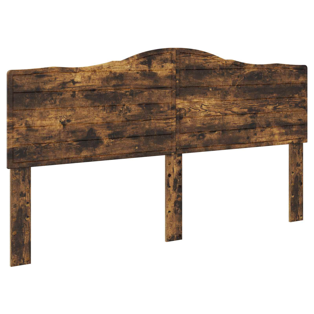 Opbevaringsseng Røget eg 180 x 200 cm Konstrueret træ