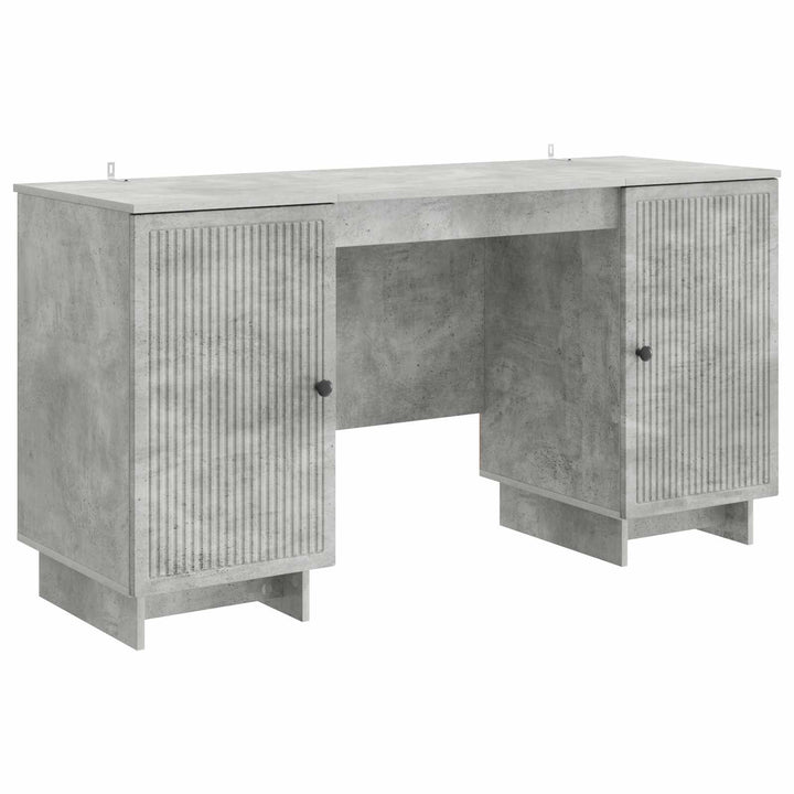 Bord Betongrå Konstrueret træ 142,5 x 50 x 75 cm