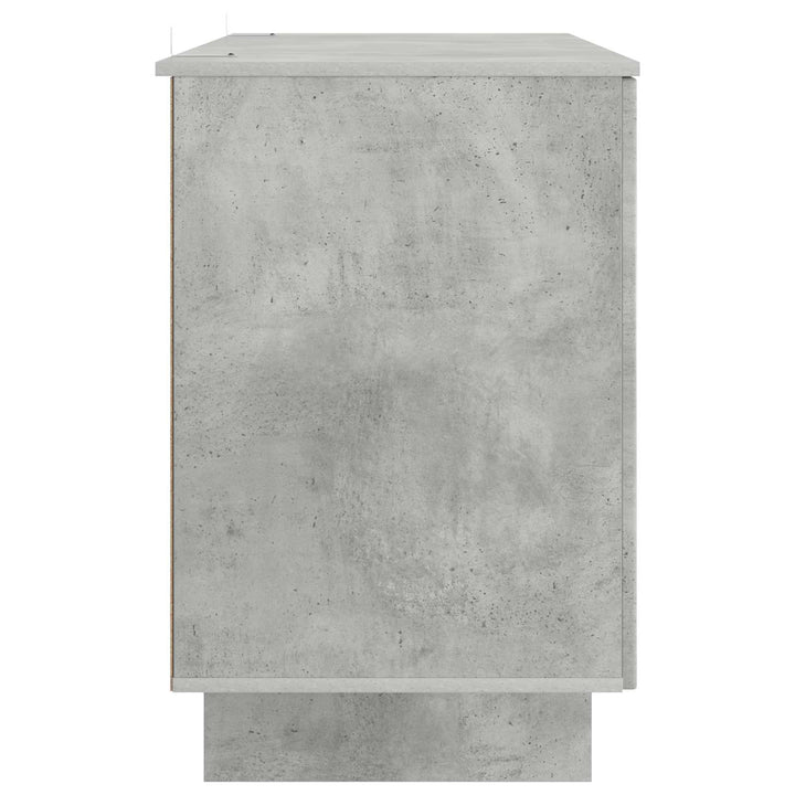 Bord Betongrå Konstrueret træ 142,5 x 50 x 75 cm