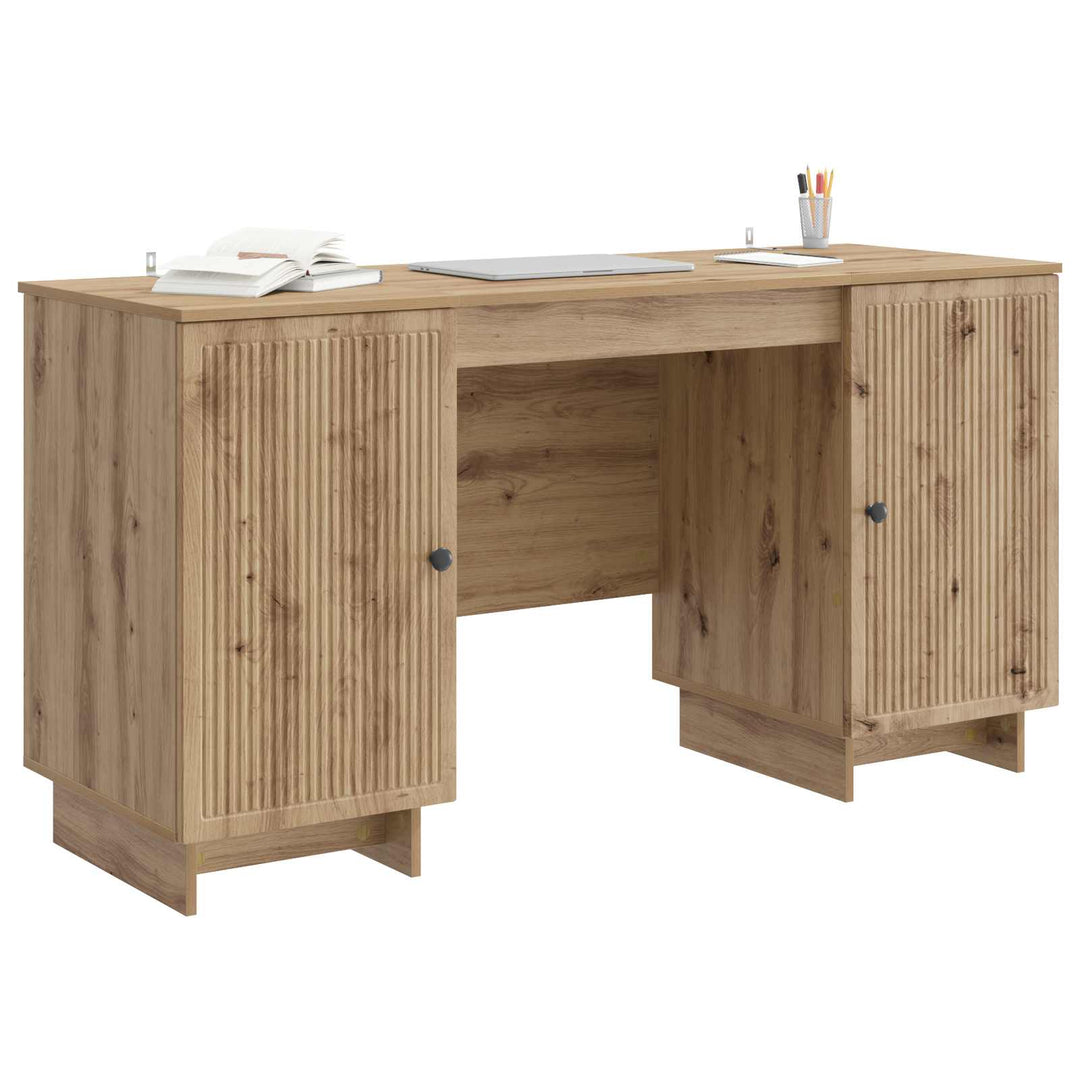 Bord Artisan-eg Konstrueret træ 142,5 x 50 x 75 cm