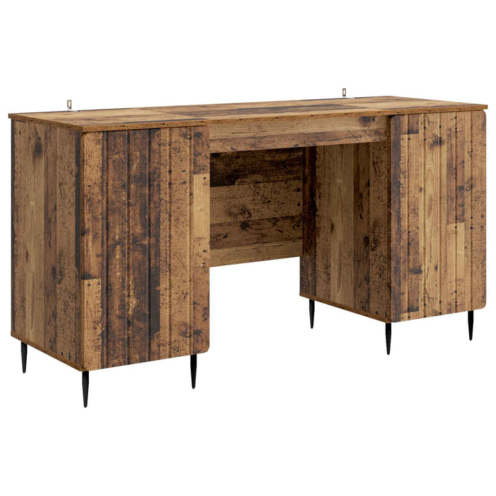 Bord med hylde Gammelt træ 142,5 x 50 x 75 cm Konstrueret træ