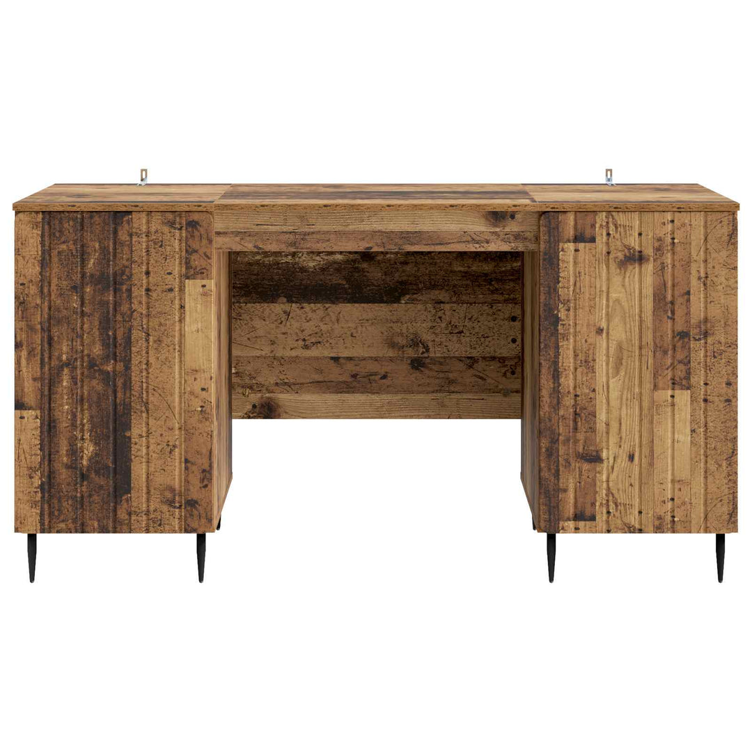 Bord med hylde Gammelt træ 142,5 x 50 x 75 cm Konstrueret træ