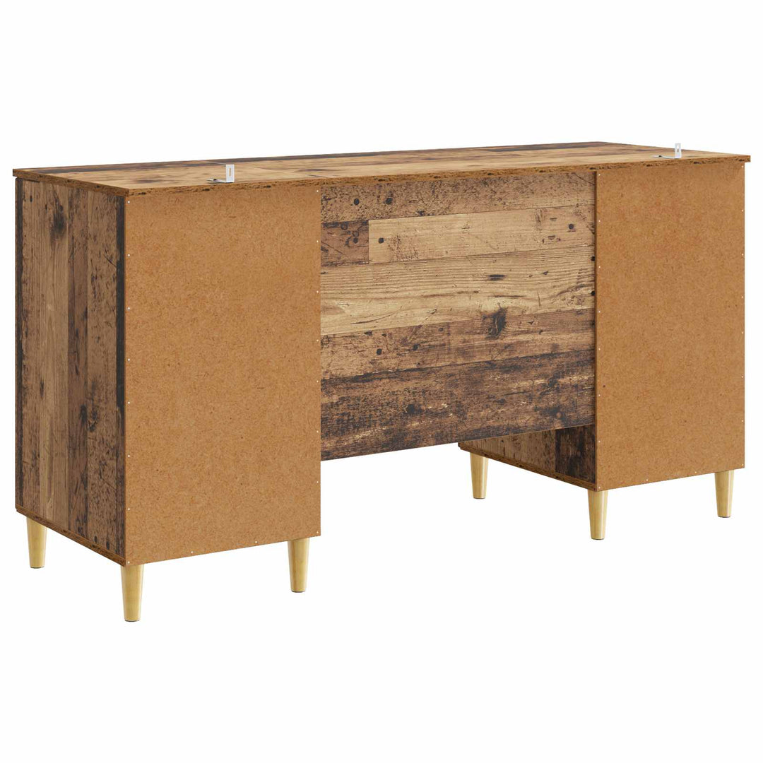 Bord med hylde Gammelt træ 142,5 x 50 x 75 cm Konstrueret træ