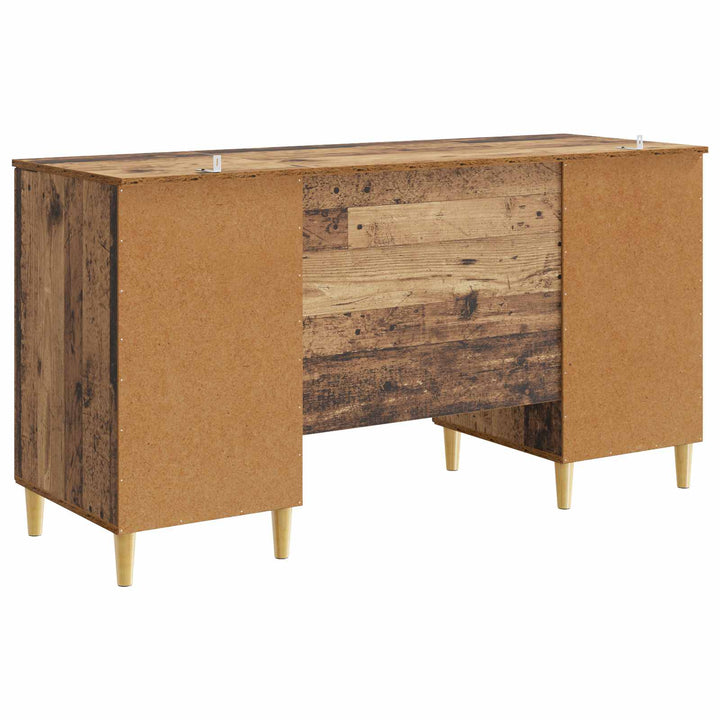 Bord med hylde Gammelt træ 142,5 x 50 x 75 cm Konstrueret træ