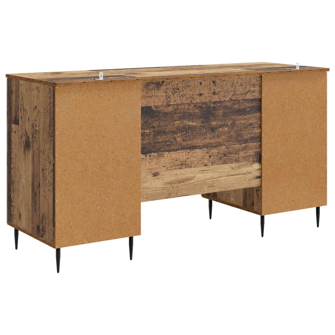 Bord med hylde Gammelt træ 142,5 x 50 x 75 cm Konstrueret træ