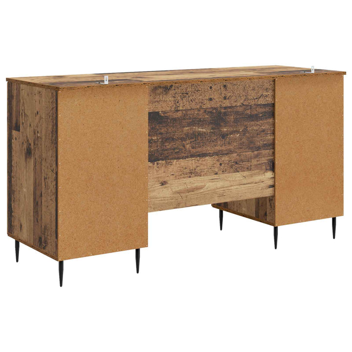 Bord med hylde Gammelt træ 142,5 x 50 x 75 cm Konstrueret træ