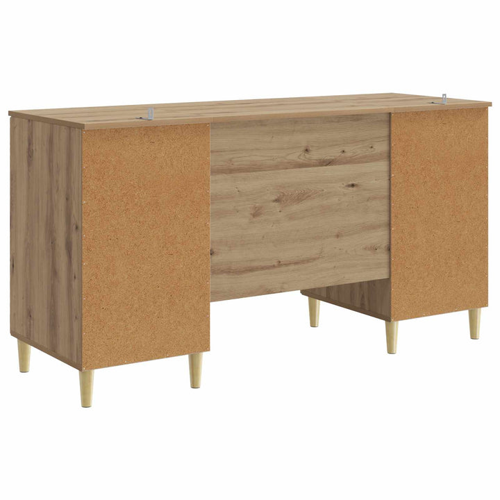 Bord Artisan-eg Konstrueret træ 142,5 x 50 x 75 cm