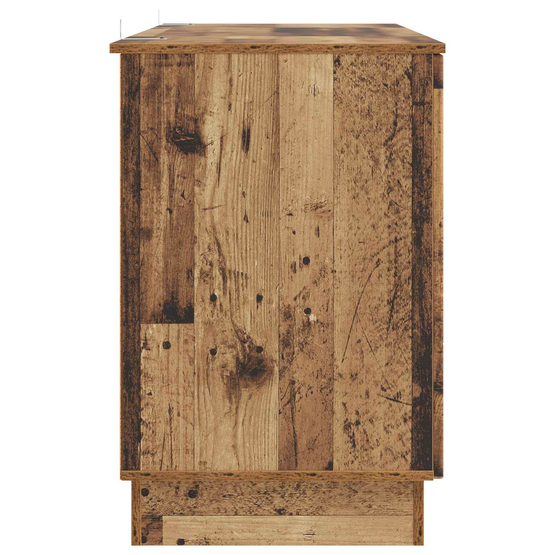 Bord med hylde Gammelt træ 142,5 x 50 x 75 cm Konstrueret træ