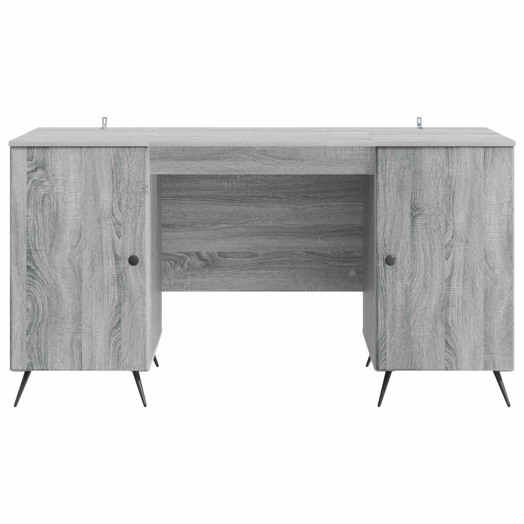 Bord Grå sonoma-eg 142,5 x 50 x 75 cm Konstrueret træ