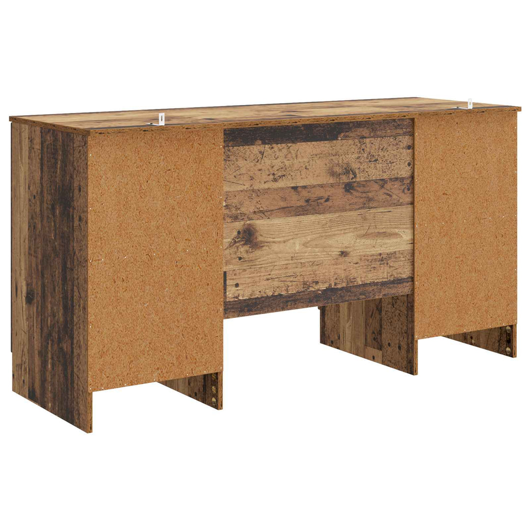 Bord med hylde Gammelt træ 142,5 x 50 x 75 cm Konstrueret træ