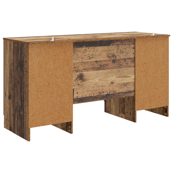 Bord med hylde Gammelt træ 142,5 x 50 x 75 cm Konstrueret træ