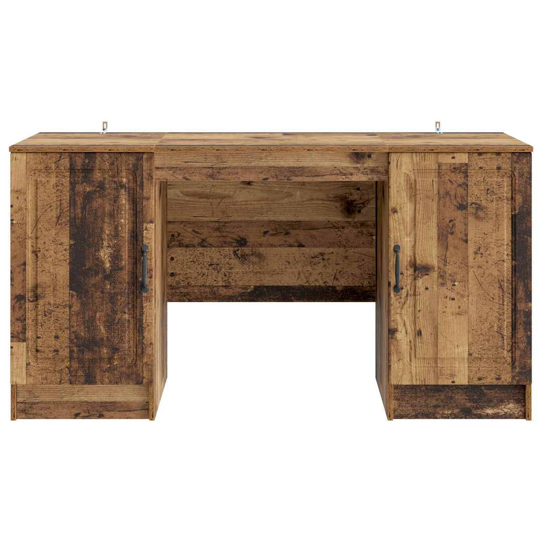 Bord med hylde Gammelt træ 142,5 x 50 x 75 cm Konstrueret træ