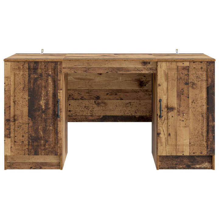 Bord med hylde Gammelt træ 142,5 x 50 x 75 cm Konstrueret træ