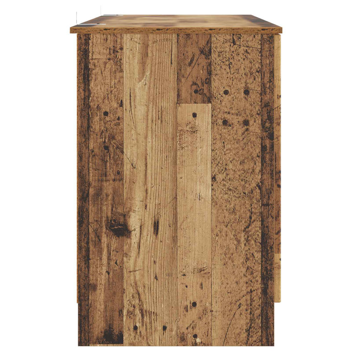 Bord med hylde Gammelt træ 142,5 x 50 x 75 cm Konstrueret træ