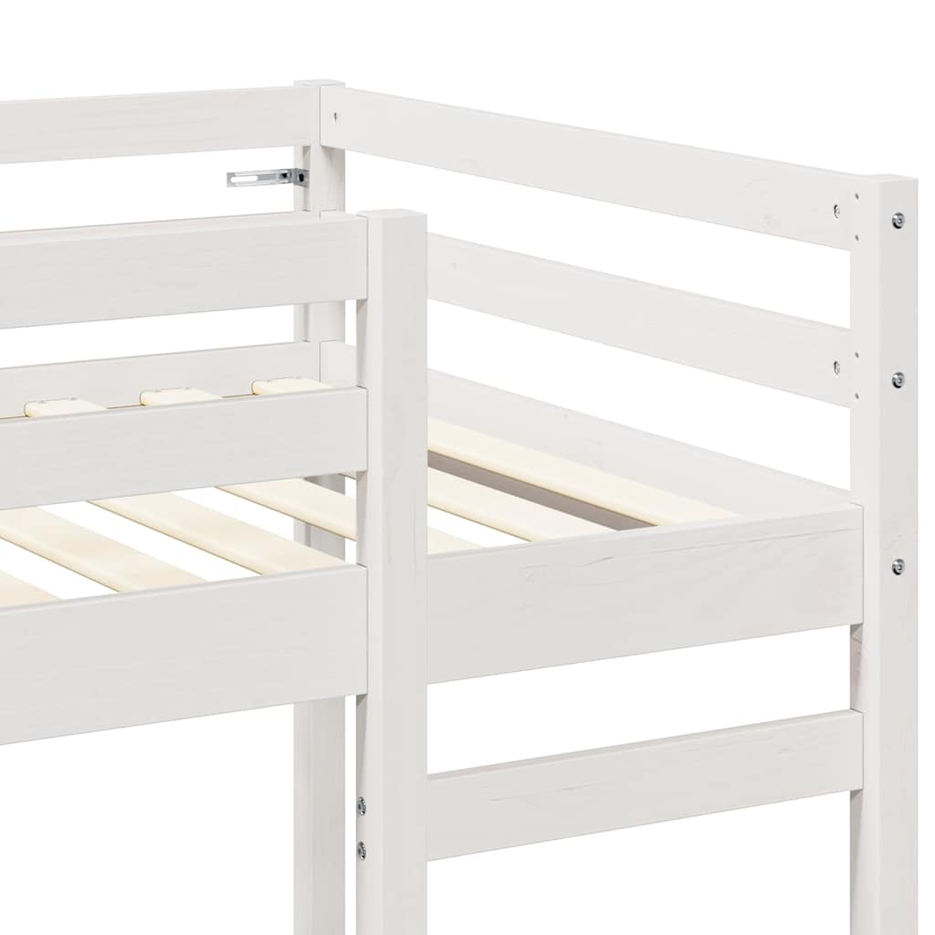 Hemsengramme Hvid 80 x 200 cm Massiv fyrretræ