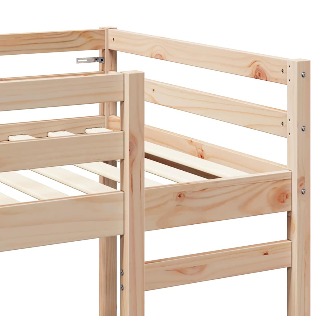 Hemsengramme Naturfarvet 75 x 190 cm Massiv fyrretræ