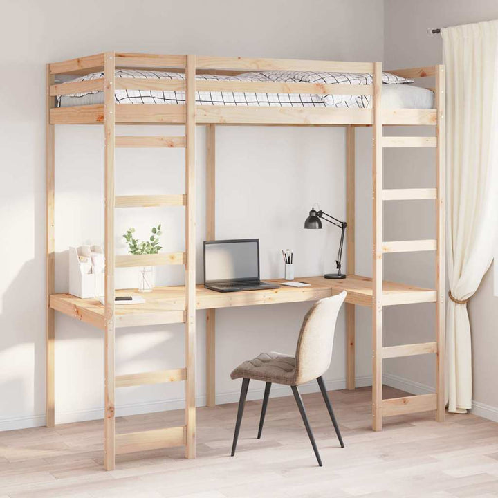 Hemsengramme Naturfarvet 75 x 190 cm Massiv fyrretræ