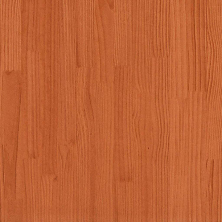 Trippel køjesengramme Gyldenbrun 140 x 200 cm Massiv fyrretræ