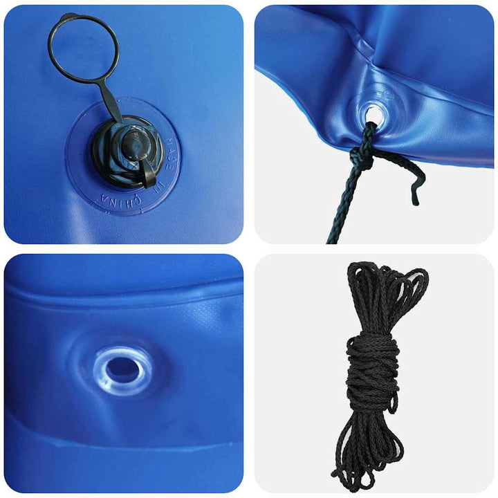 Vinter pool pude Blå Ø 220 x 140 cm PVC