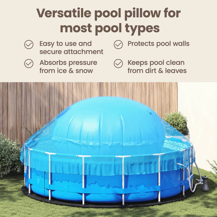 Vinter pool pude Blå Ø 310 x 180 cm PVC
