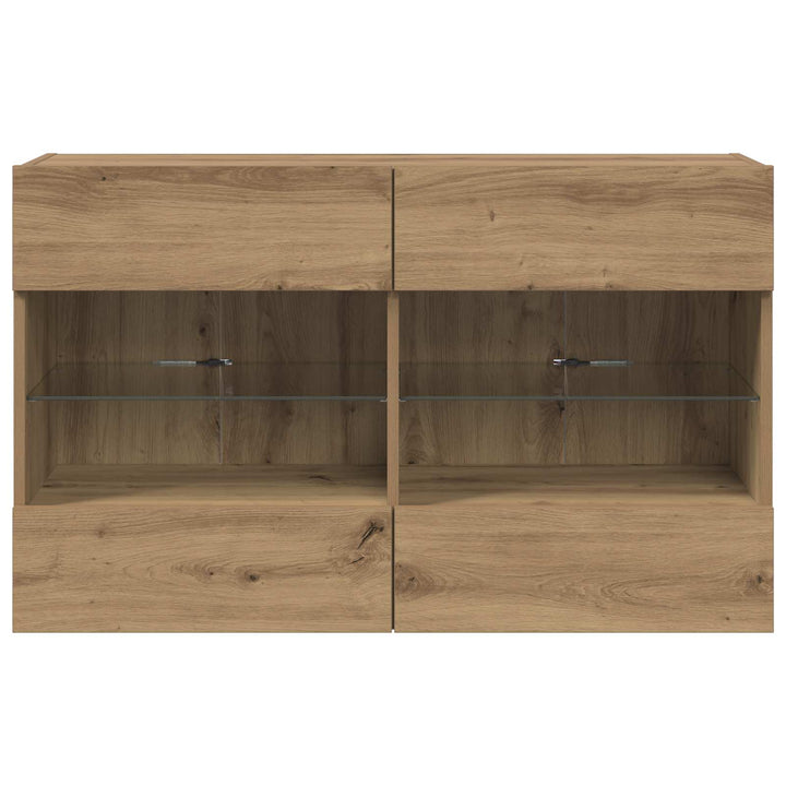 TV vægskab Artisan Egetræ 98,5 x 30 x 60,5 cm Konstrueret træ