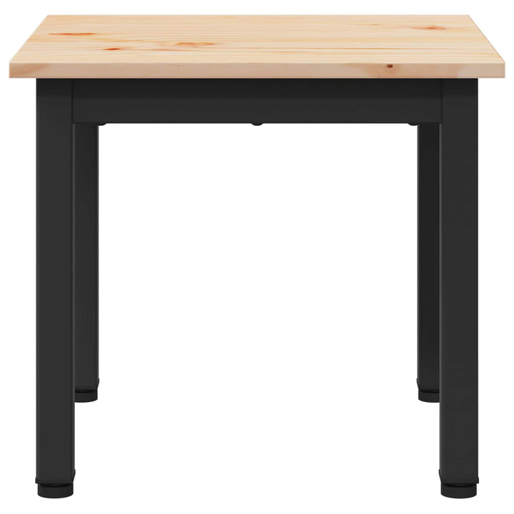 Sofabord Naturfarvet 40 x 40 x 36 cm Massiv fyrretræ