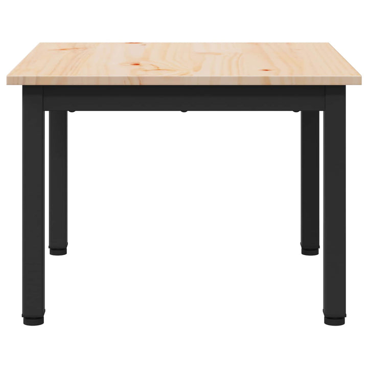 Sofabord Naturfarvet 50 x 50 x 36 cm Massiv fyrretræ