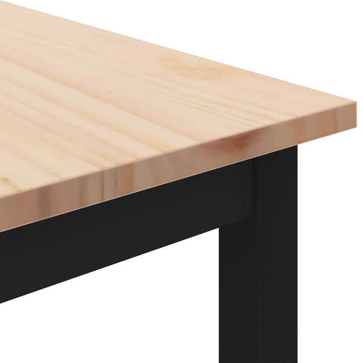 Sofabord Naturfarvet 60 x 30 x 36 cm Massiv fyrretræ