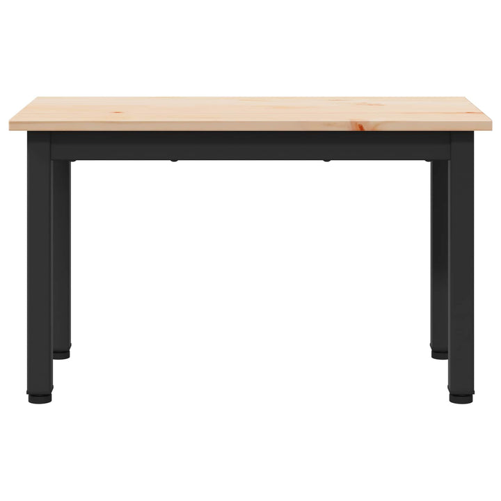 Sofabord Naturfarvet 60 x 30 x 36 cm Massiv fyrretræ