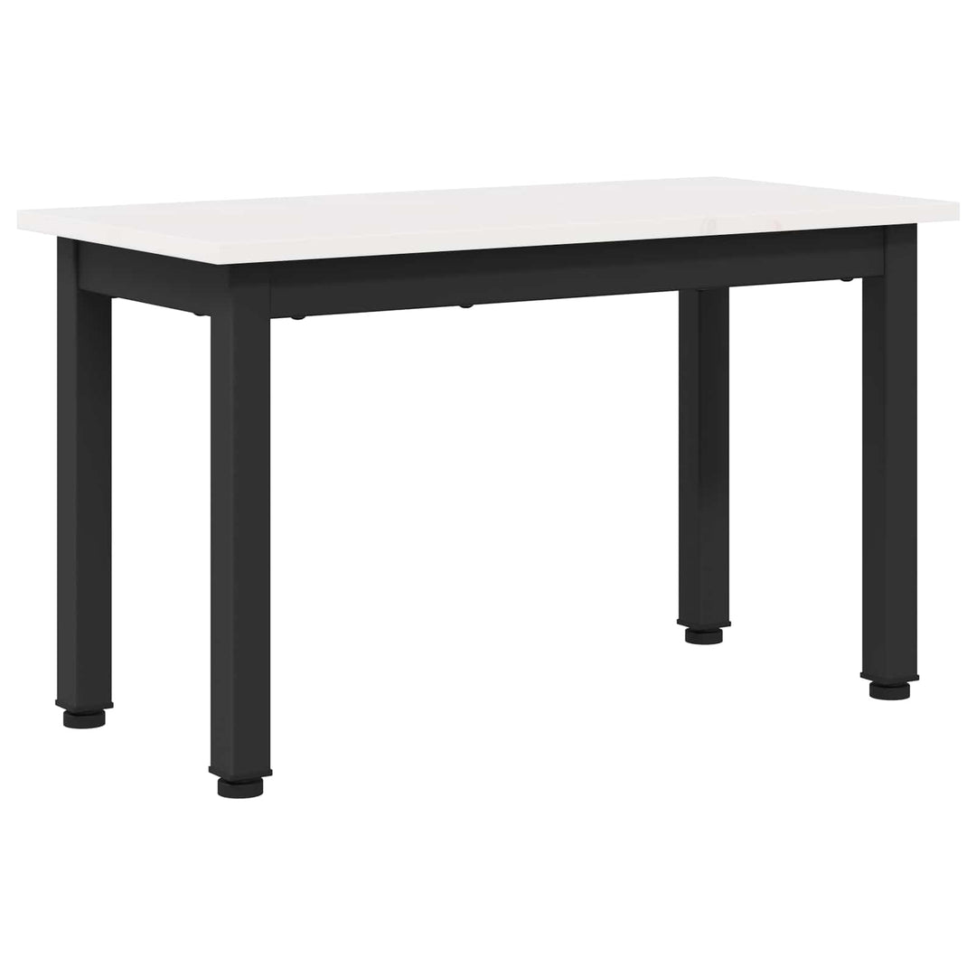 Sofabord Hvid 60 x 30 x 36 cm Massiv fyrretræ