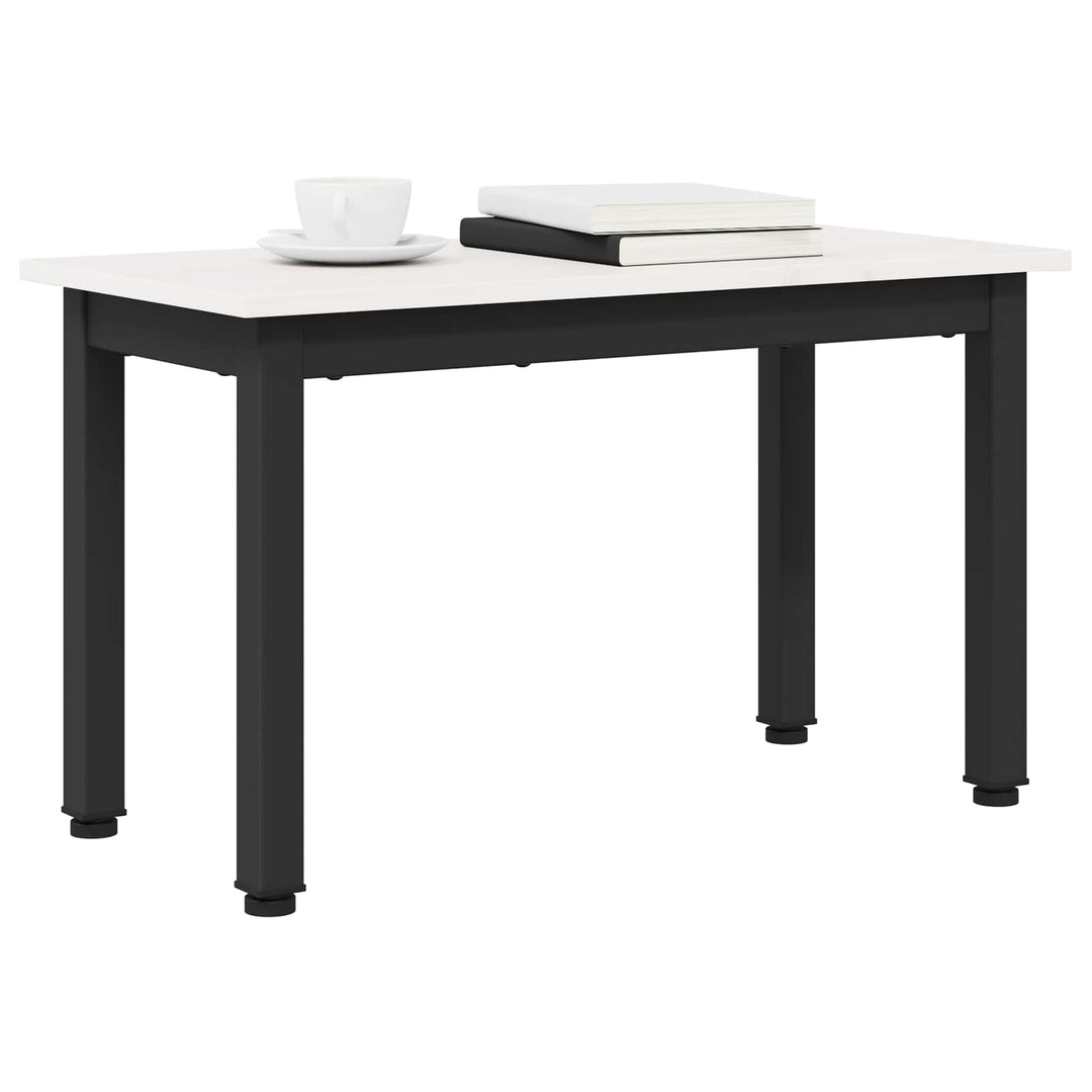 Sofabord Hvid 60 x 30 x 36 cm Massiv fyrretræ