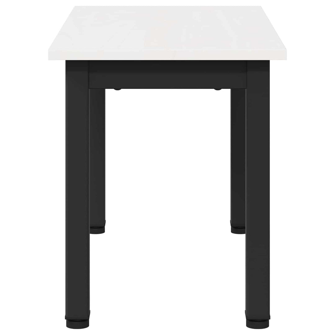 Sofabord Hvid 60 x 30 x 36 cm Massiv fyrretræ