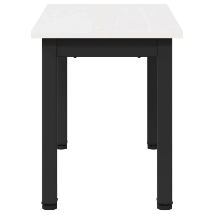 Sofabord Hvid 60 x 30 x 36 cm Massiv fyrretræ