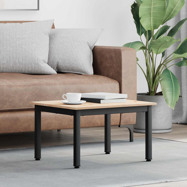 Sofabord Naturfarvet 60 x 50 x 36 cm Massiv fyrretræ