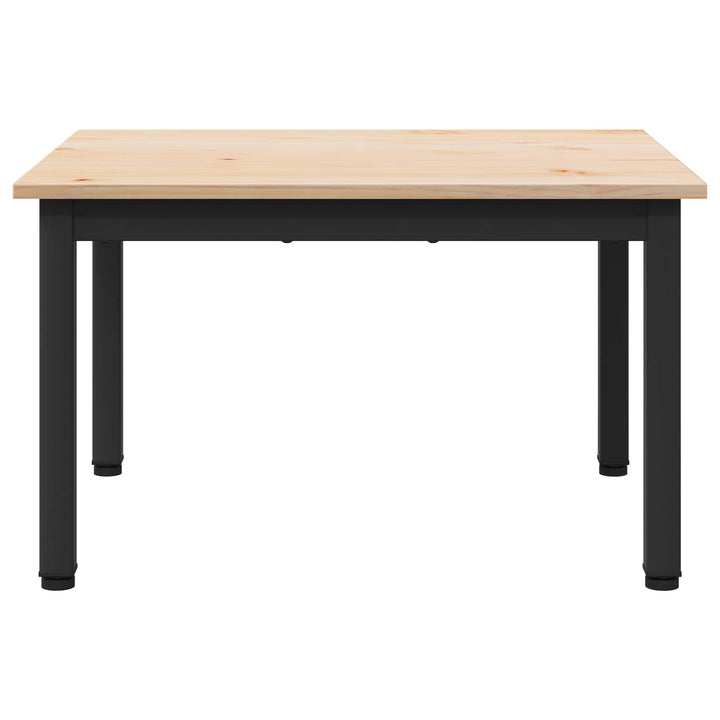 Sofabord Naturfarvet 60 x 50 x 36 cm Massiv fyrretræ