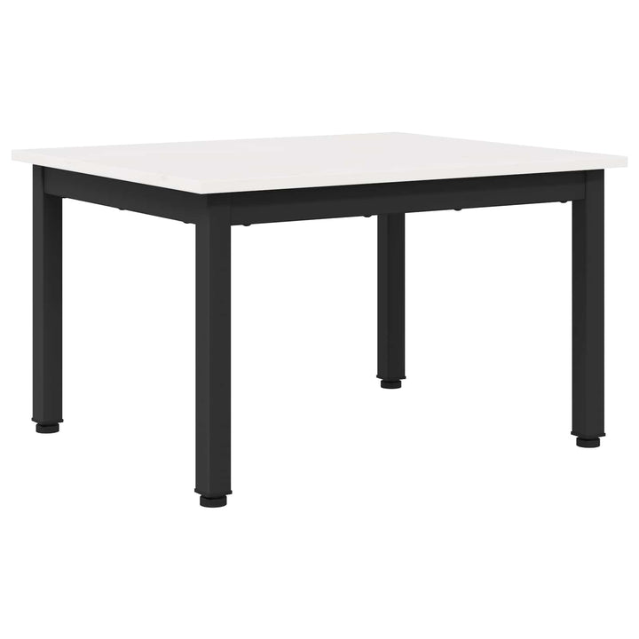 Sofabord Hvid 60 x 50 x 36 cm Massiv fyrretræ