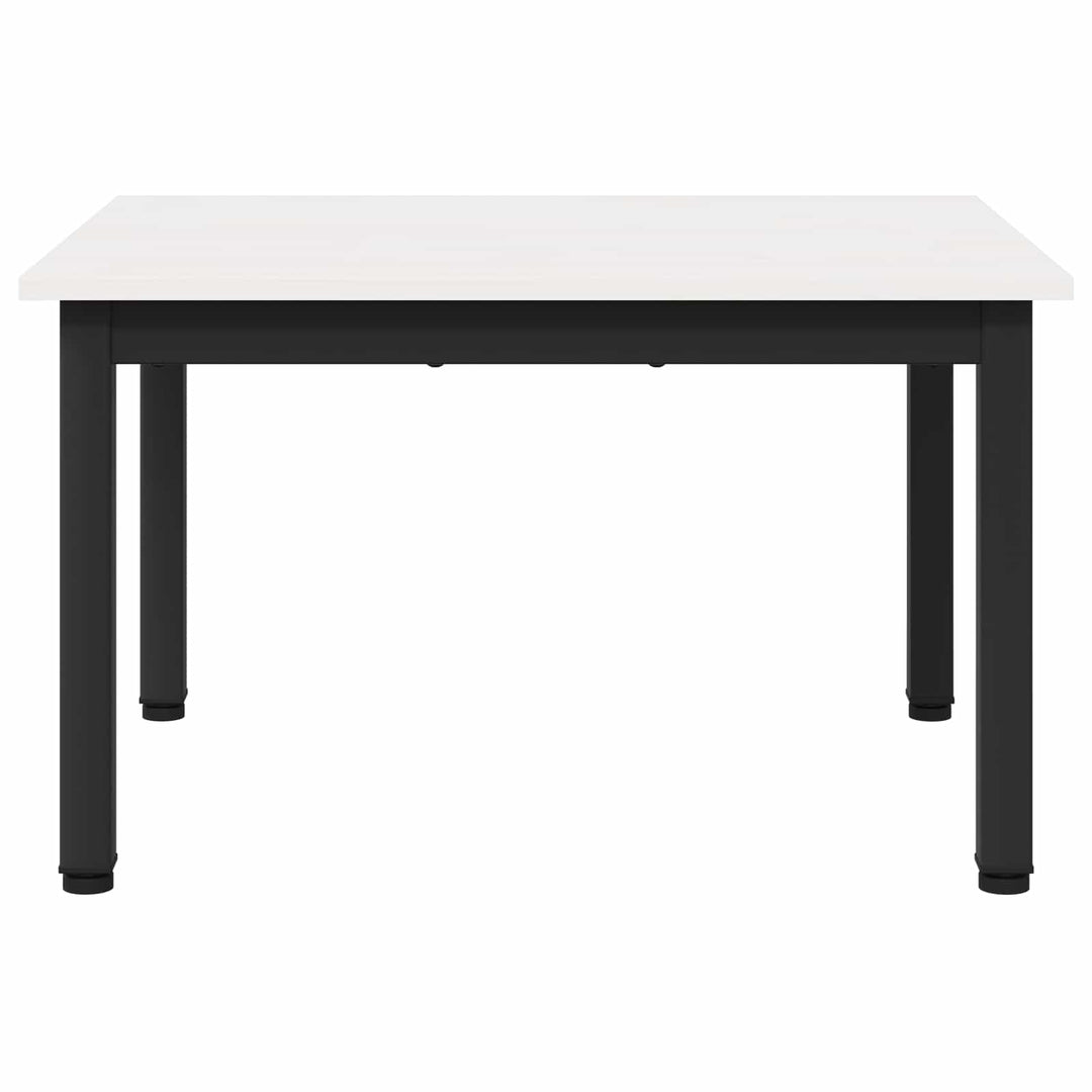 Sofabord Hvid 60 x 50 x 36 cm Massiv fyrretræ