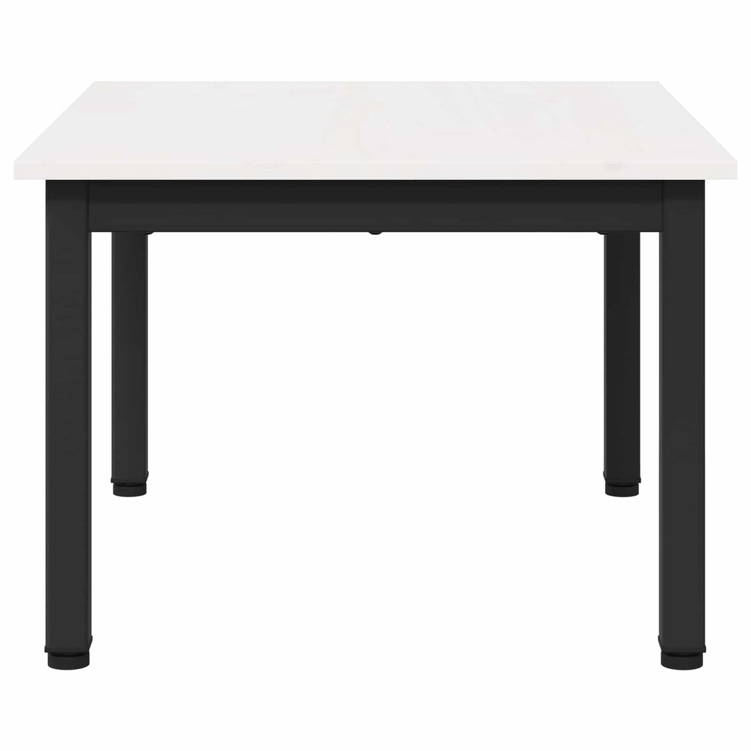 Sofabord Hvid 60 x 50 x 36 cm Massiv fyrretræ