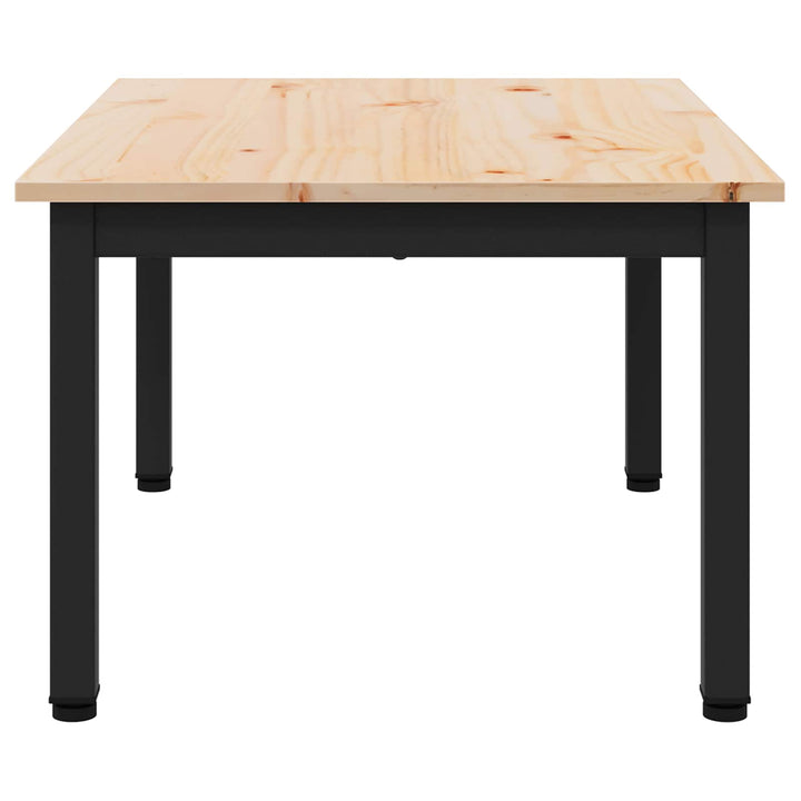 Sofabord Naturfarvet 70 x 50 x 36 cm Massiv fyrretræ