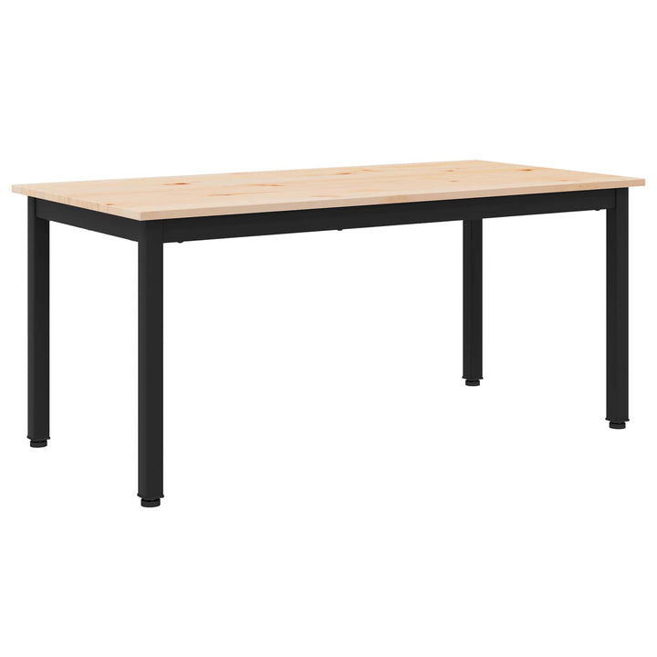 Sofabord Naturfarvet 100 x 50 x 45 cm Massiv fyrretræ