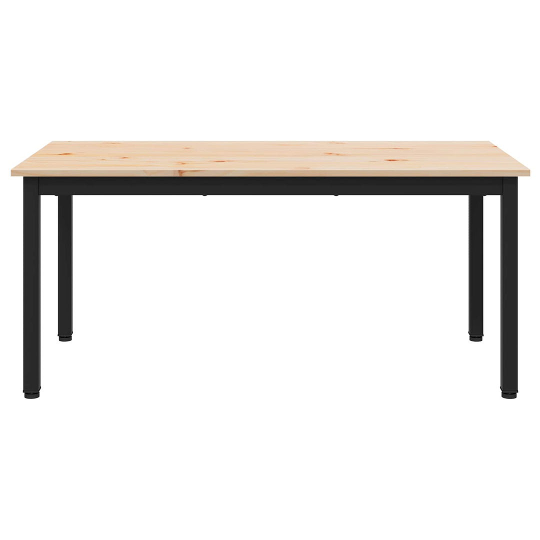 Sofabord Naturfarvet 100 x 50 x 45 cm Massiv fyrretræ
